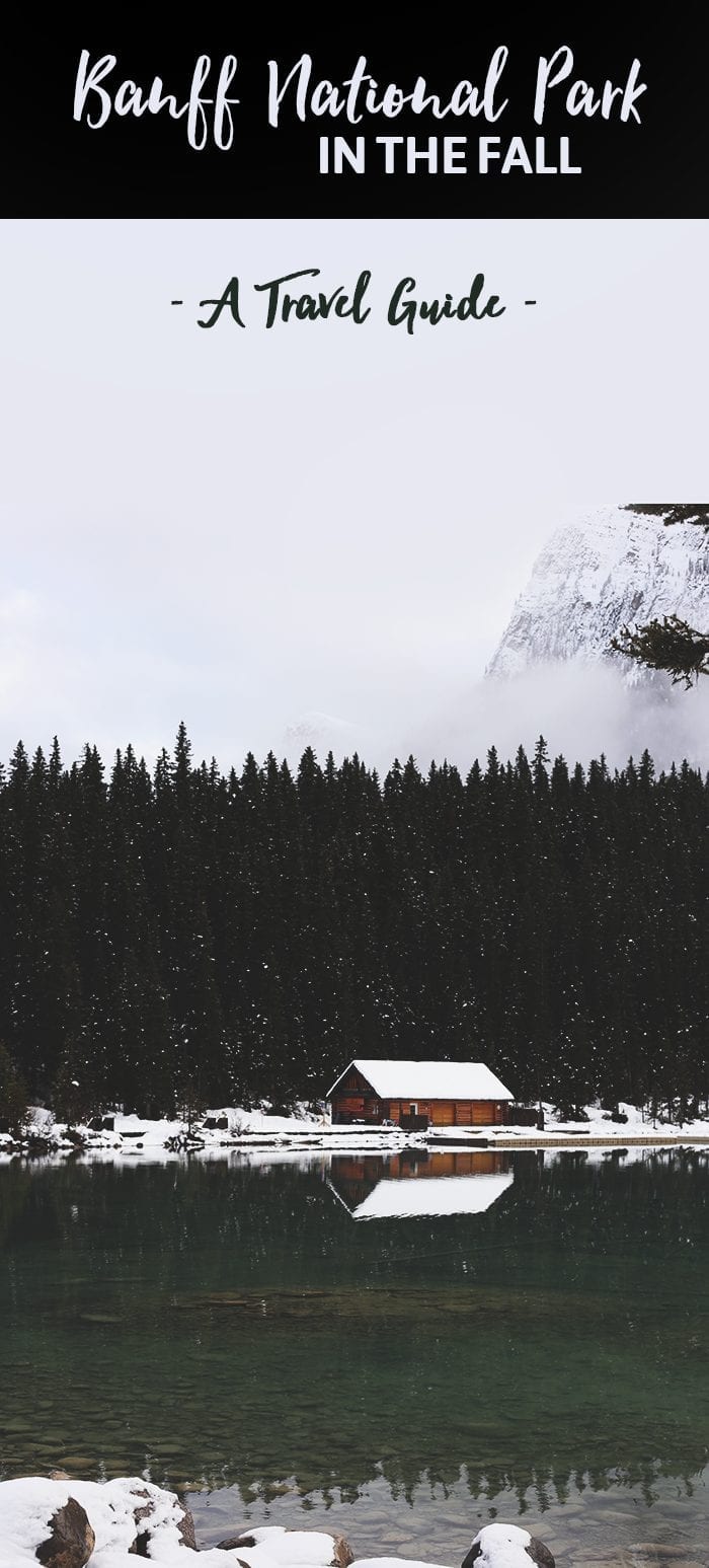 Visiting Banff National Park in September or Octover? Here's a list of What To Do In Banff in The Fall. A complete guide for your next trip!